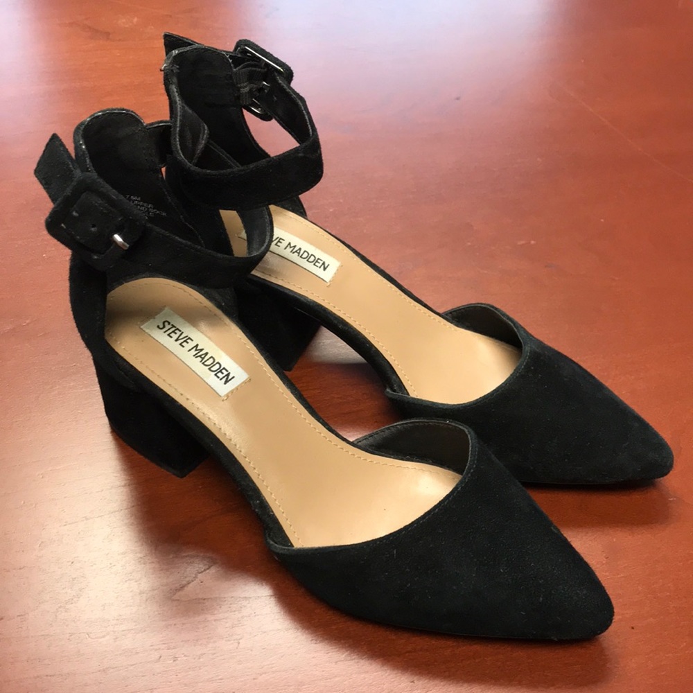 Steve Madden Suede Point-Toe Pumps